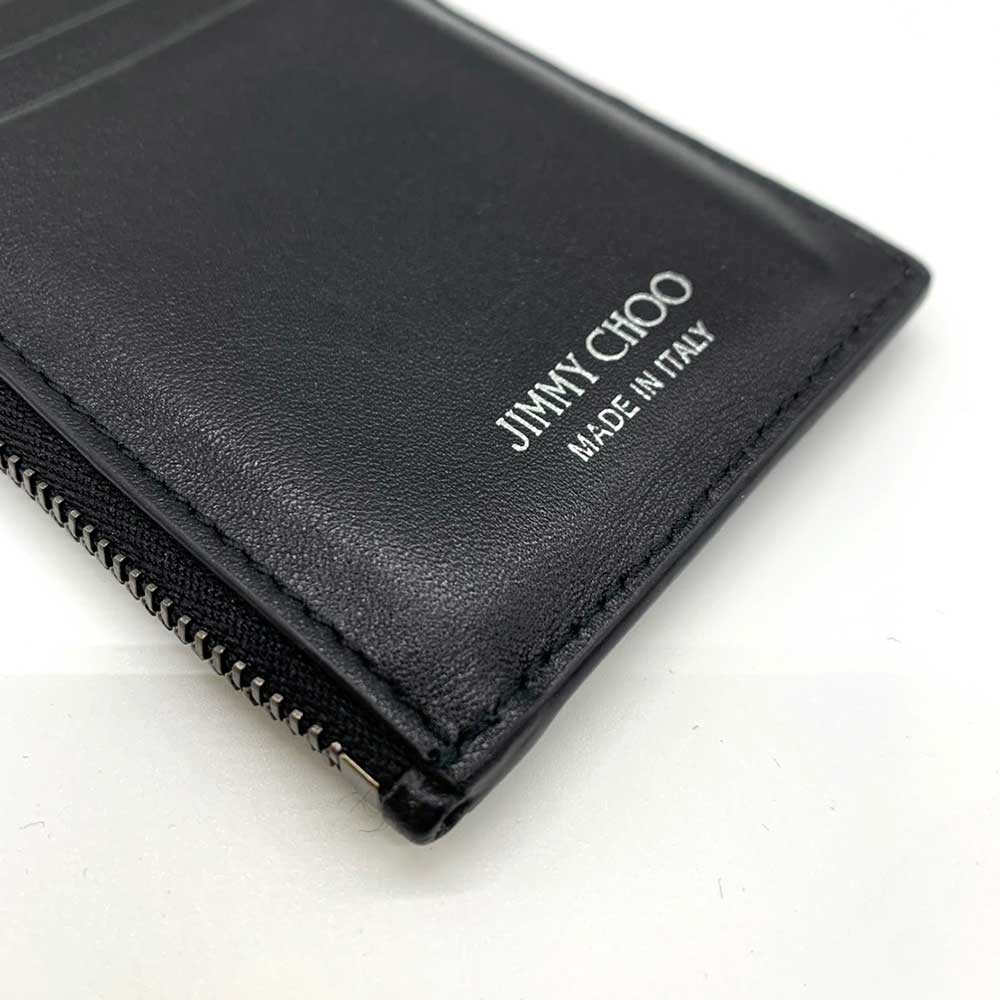 Jimmy Choo Leather Fragment Case Card Holder in Very Good Condition