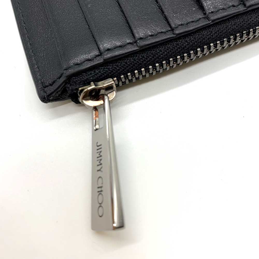 Jimmy Choo Leather Fragment Case Card Holder in Very Good Condition