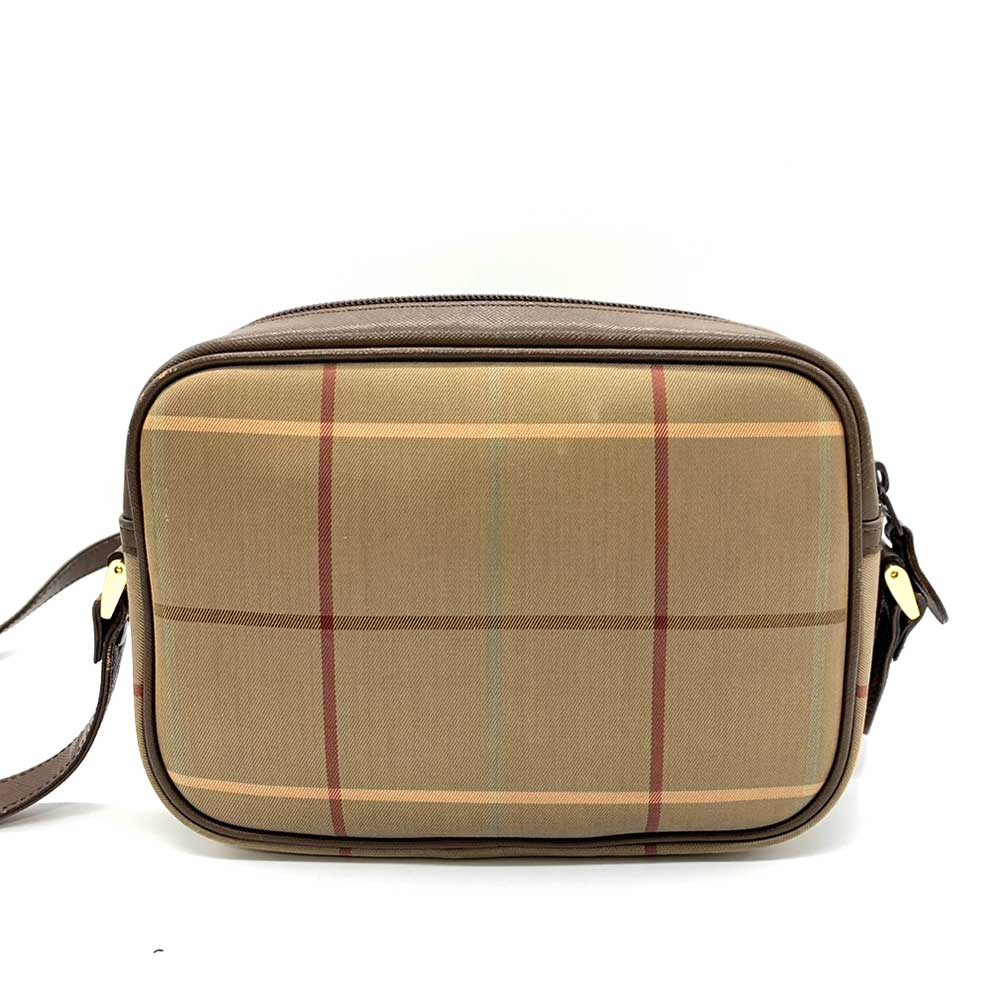 Burberry Nylon Canvas Leather Crossbody Bag in Good Condition