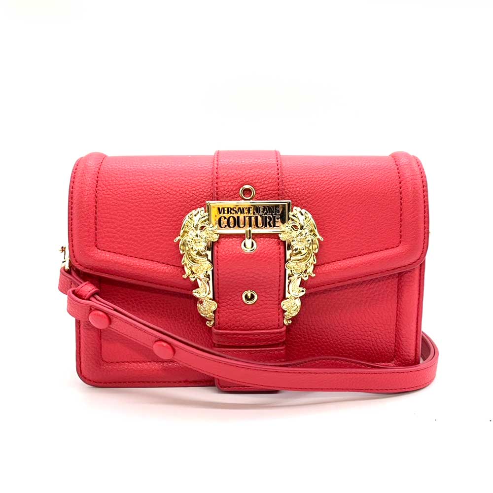 Versace Leather Shoulder Bag Pink 2way