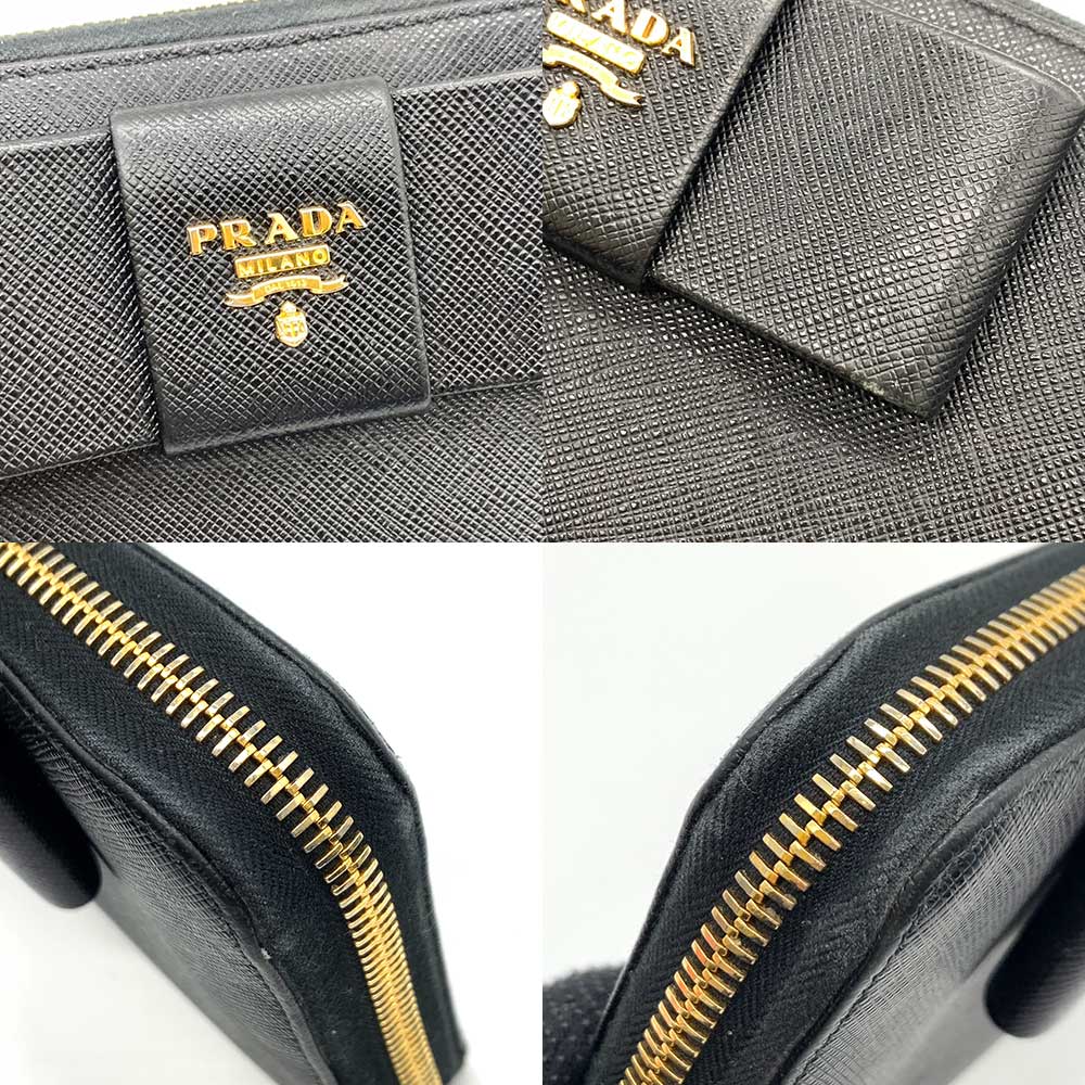 Prada Saffiano Leather Long Wallet 1ML506