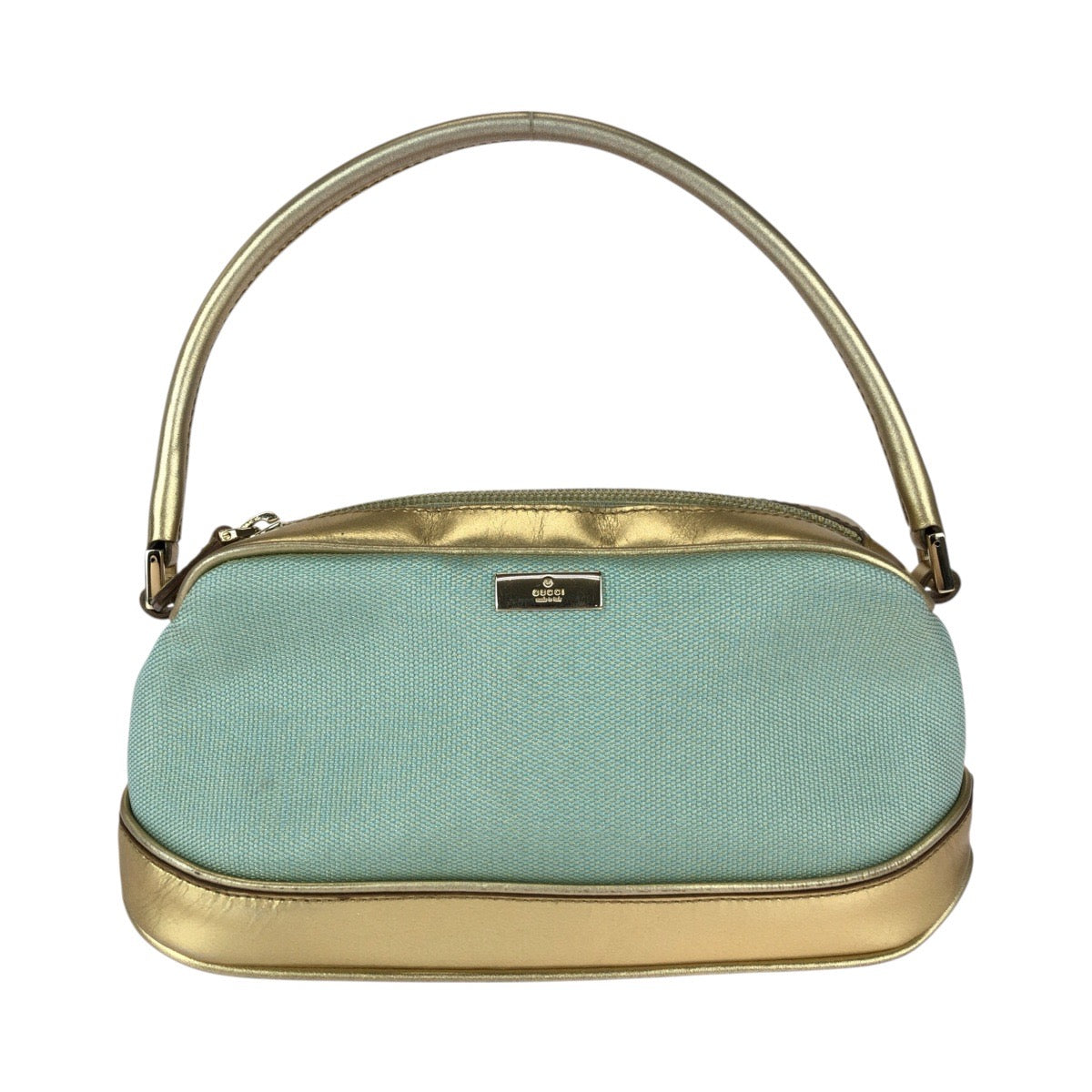 Gucci Canvas Leather Handbag