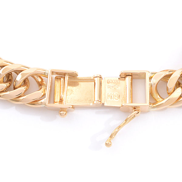 K18 6-Sided Double Bracelet Yellow Gold