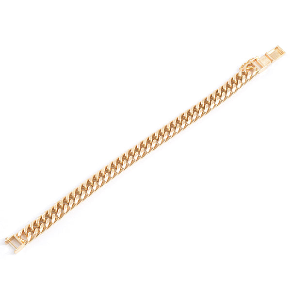 K18 6-Sided Double Bracelet Yellow Gold