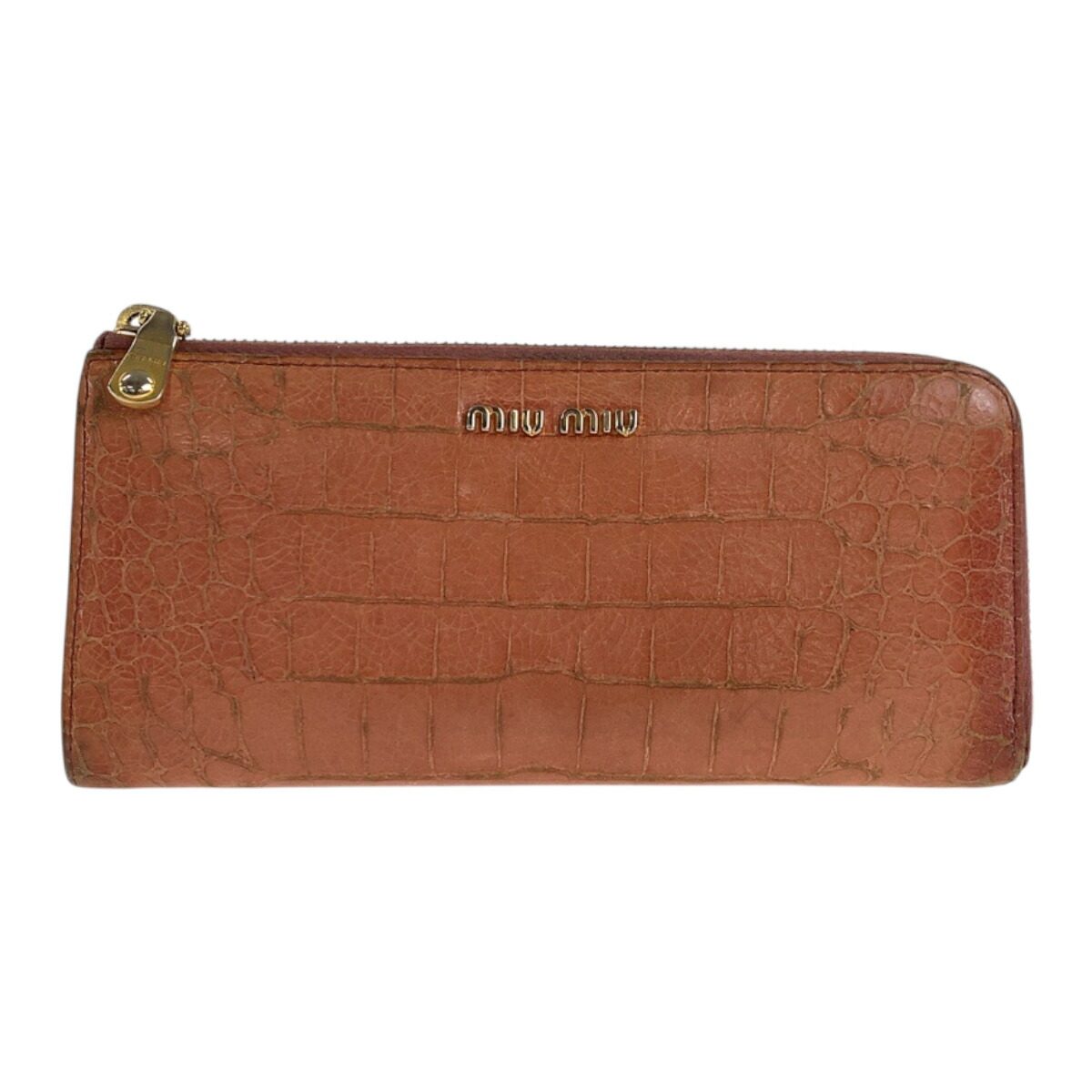 Miu Miu Leather Long Wallet