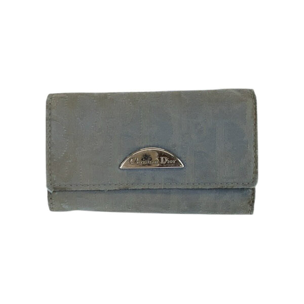 Christian Dior Trotter Canvas Leather Key Case