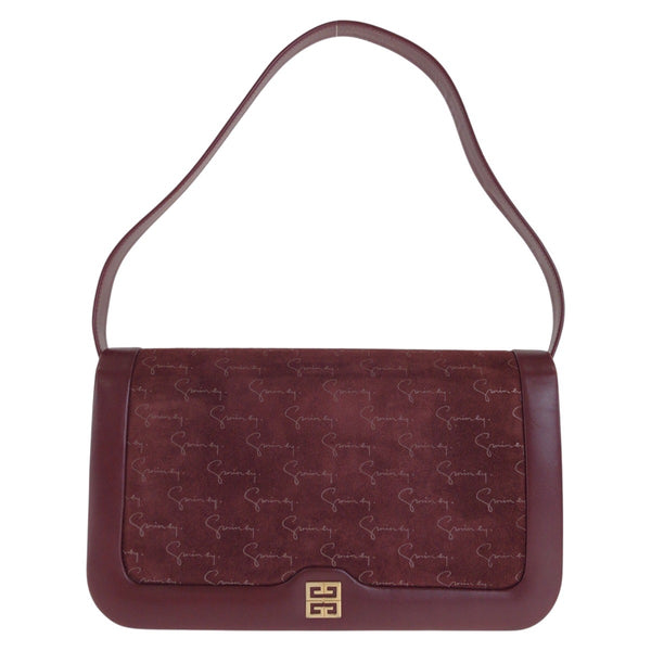 Givenchy Suede Leather Shoulder Bag