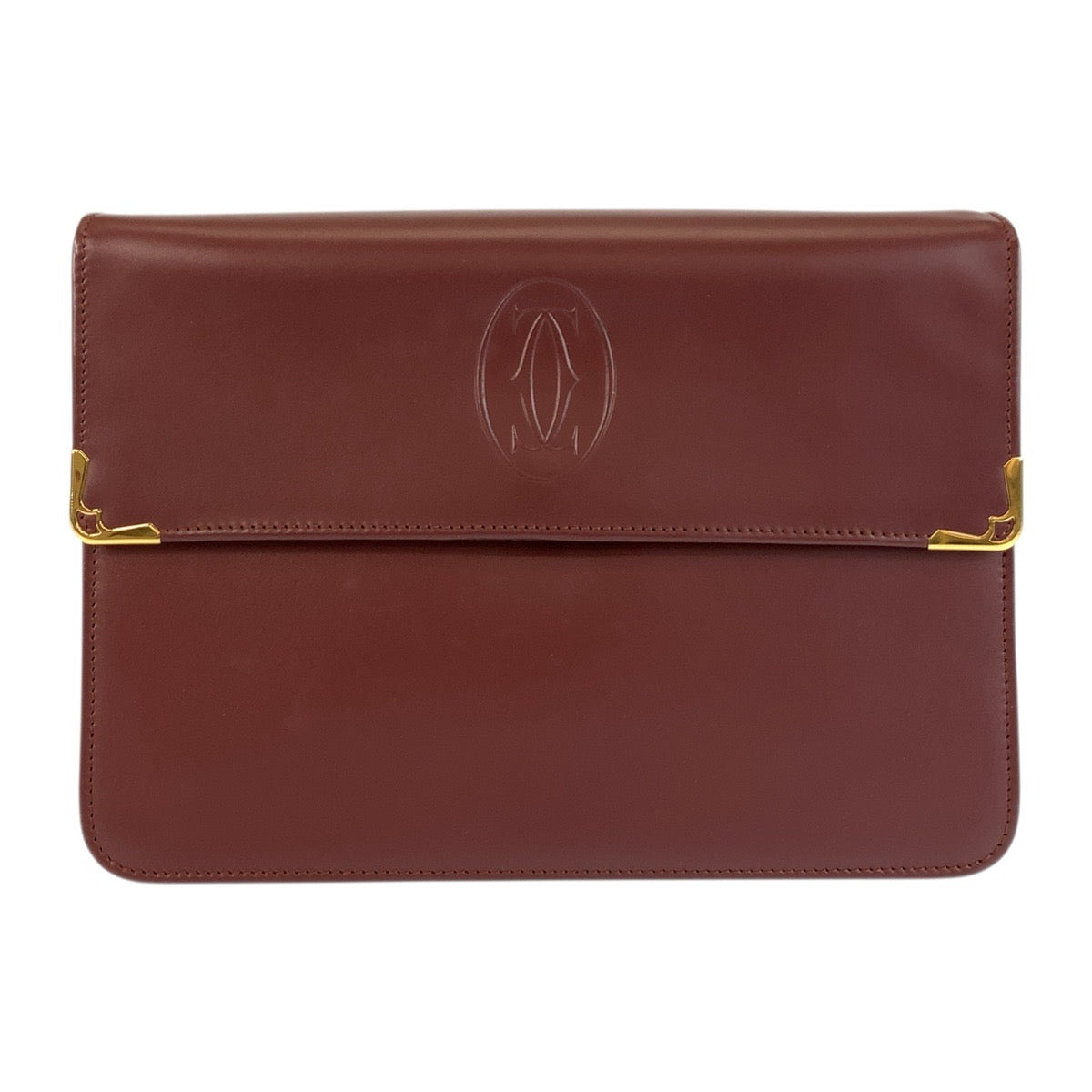 Cartier Must Line Leather Clutch Bag