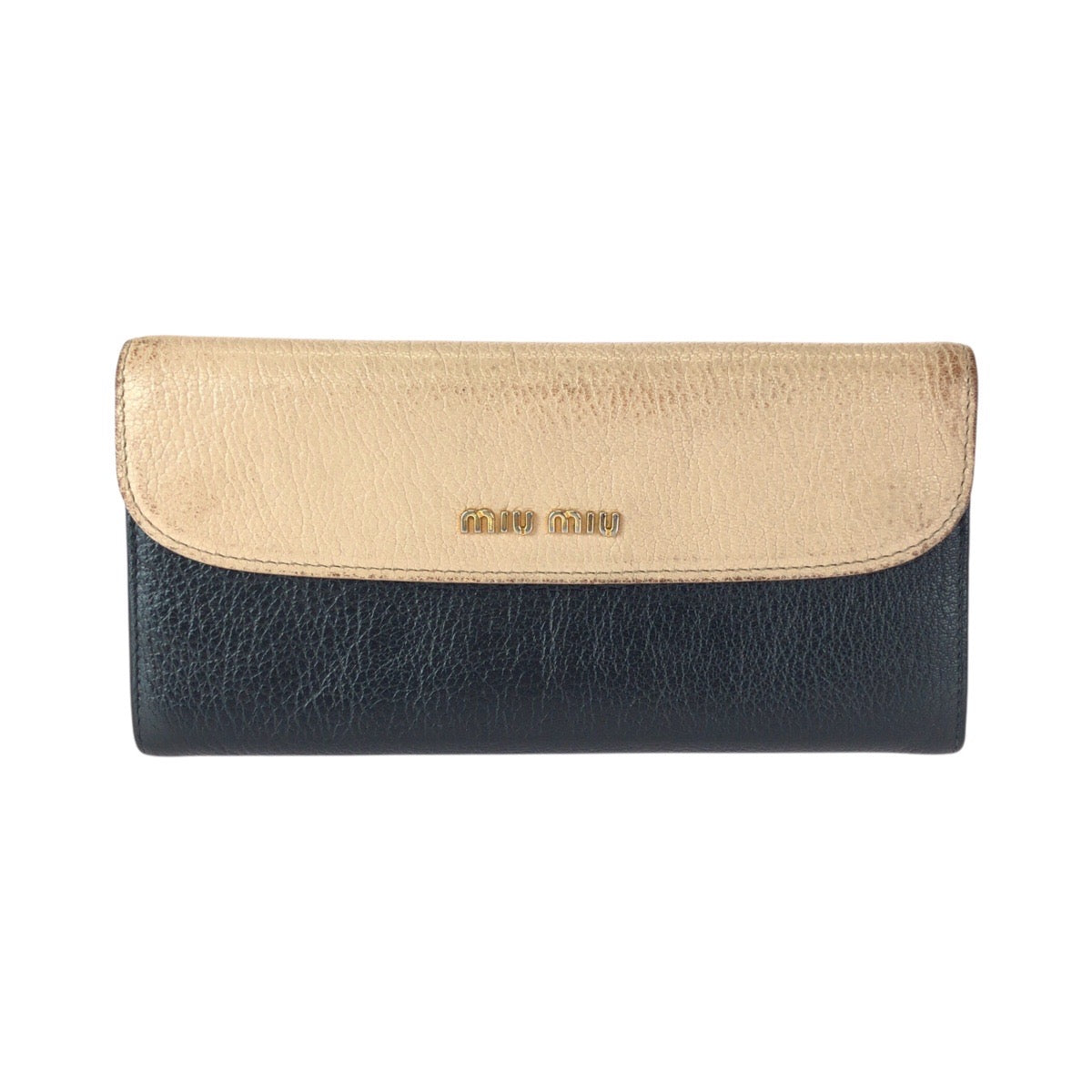 MIU MIU Leather Long Wallet