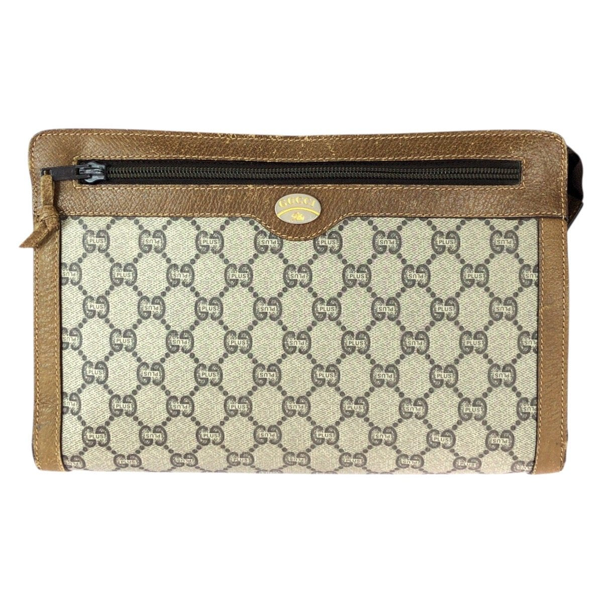Gucci GG Supreme Canvas Clutch Bag