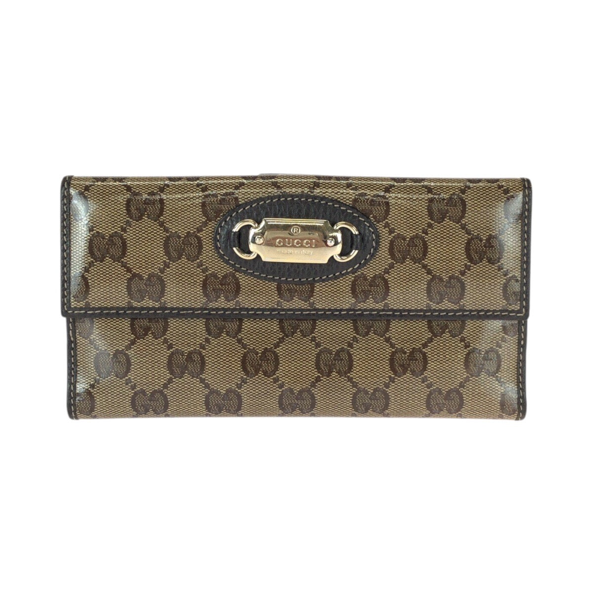 Gucci GG Crystal long wallet