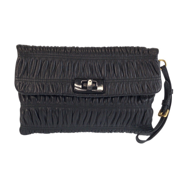 PRADA Leather Clutch Bag