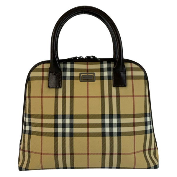 Burberry PVC Leather Handbag
