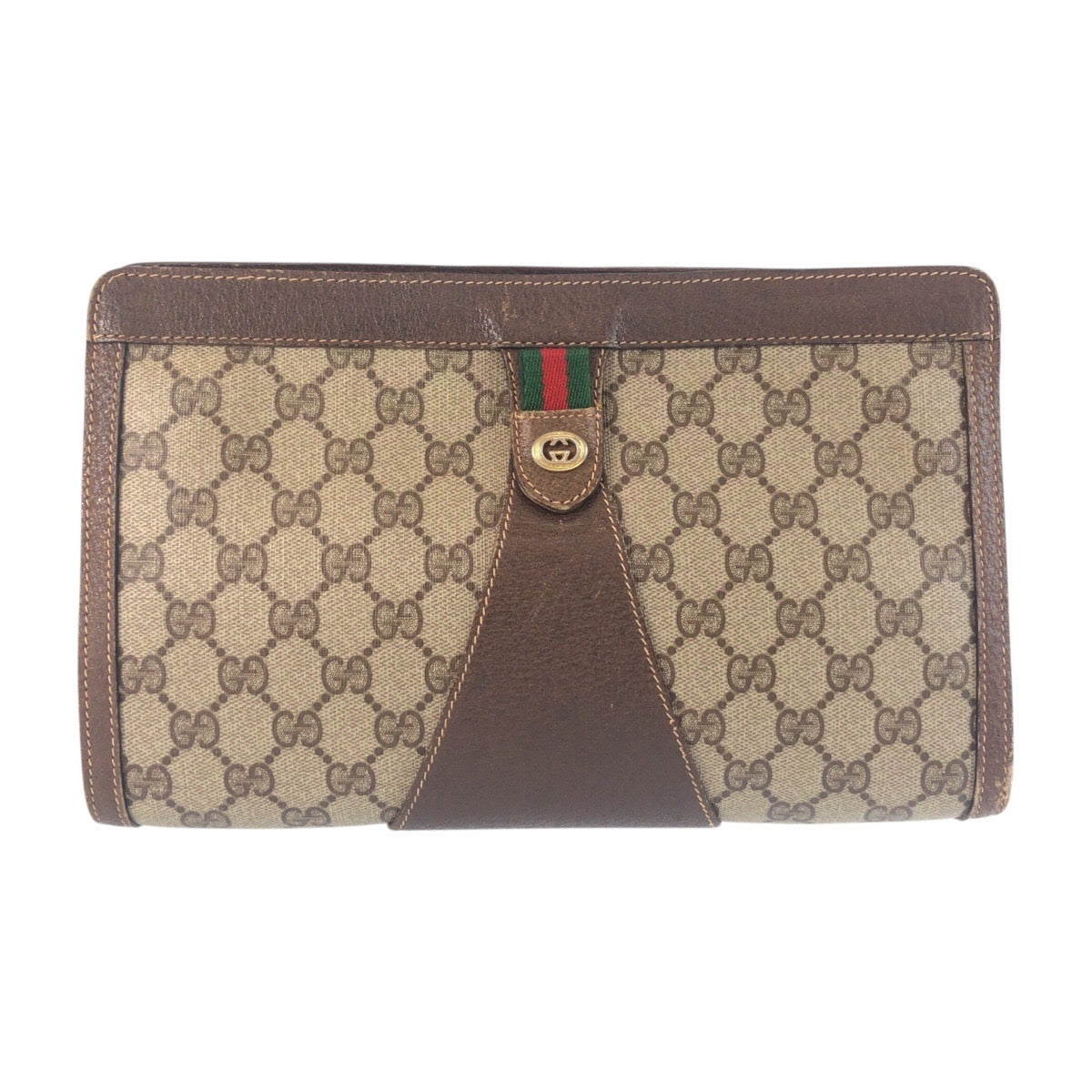Gucci GG Supreme Clutch Bag