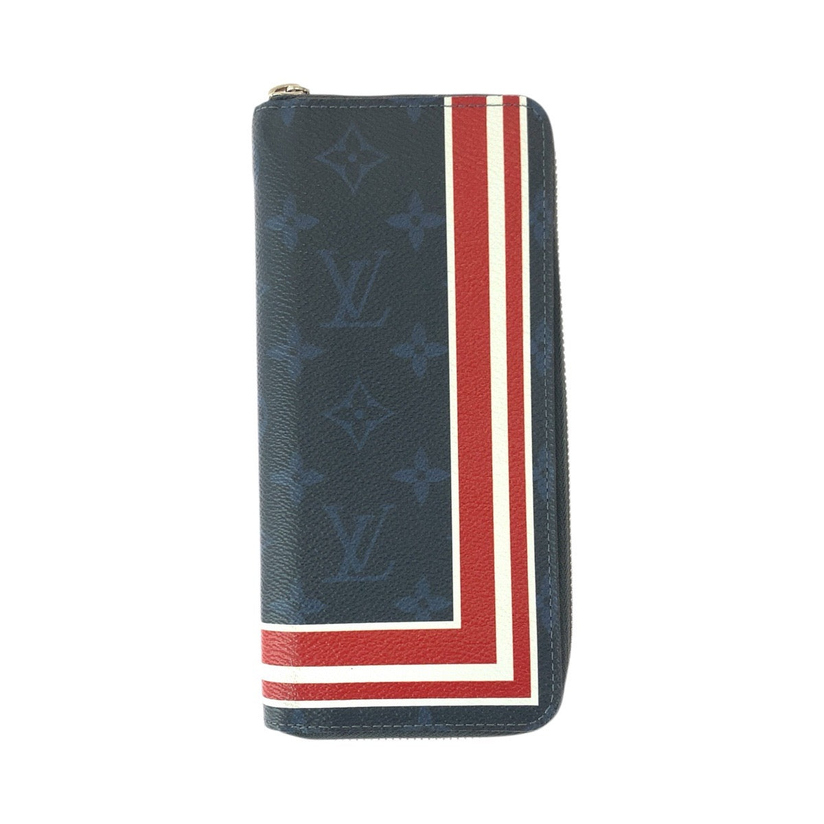 Louis Vuitton Monogram Cobalt long zip wallet