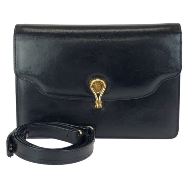 GUCCI Tiger Eye Leather Shoulder Bag