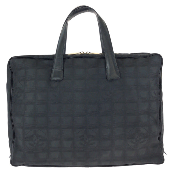 Chanel New Travel Line Nylon Leather Tote Bag