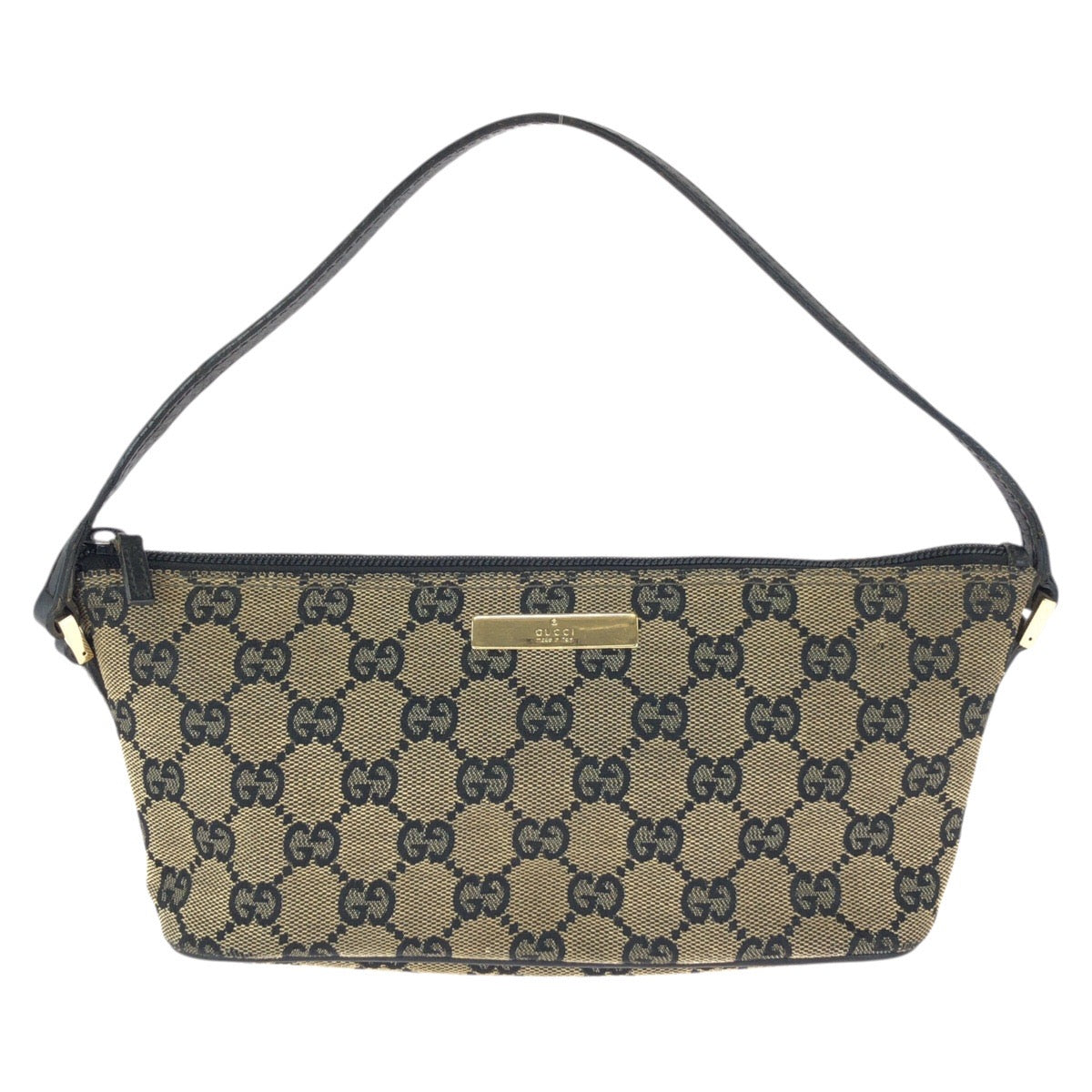 Gucci GG Canvas Leather Handbag