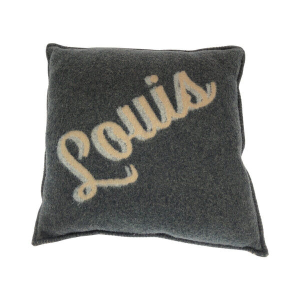 Louis Vuitton Cashmere Logo Cushion