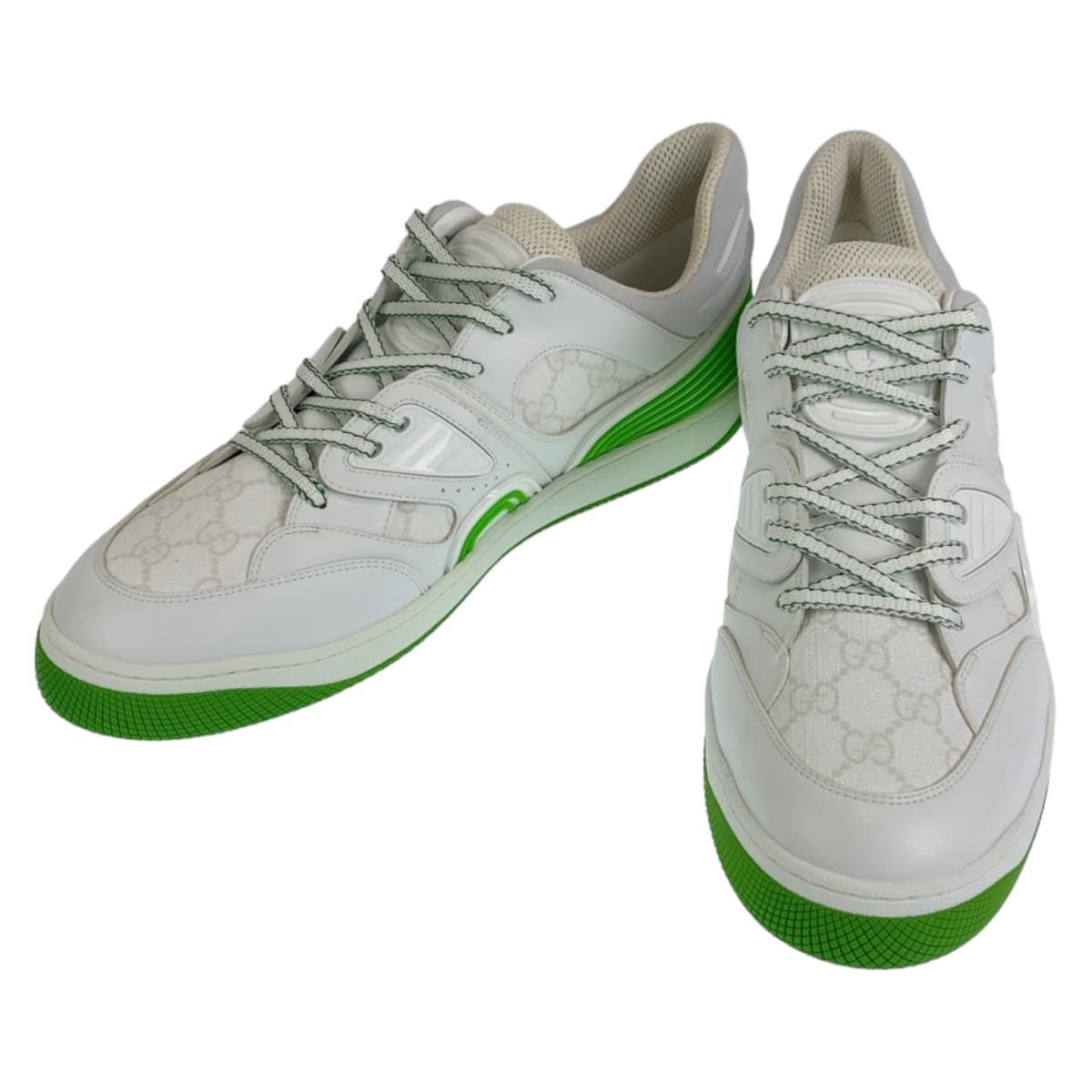 Gucci GG Canvas Leather Sneakers
