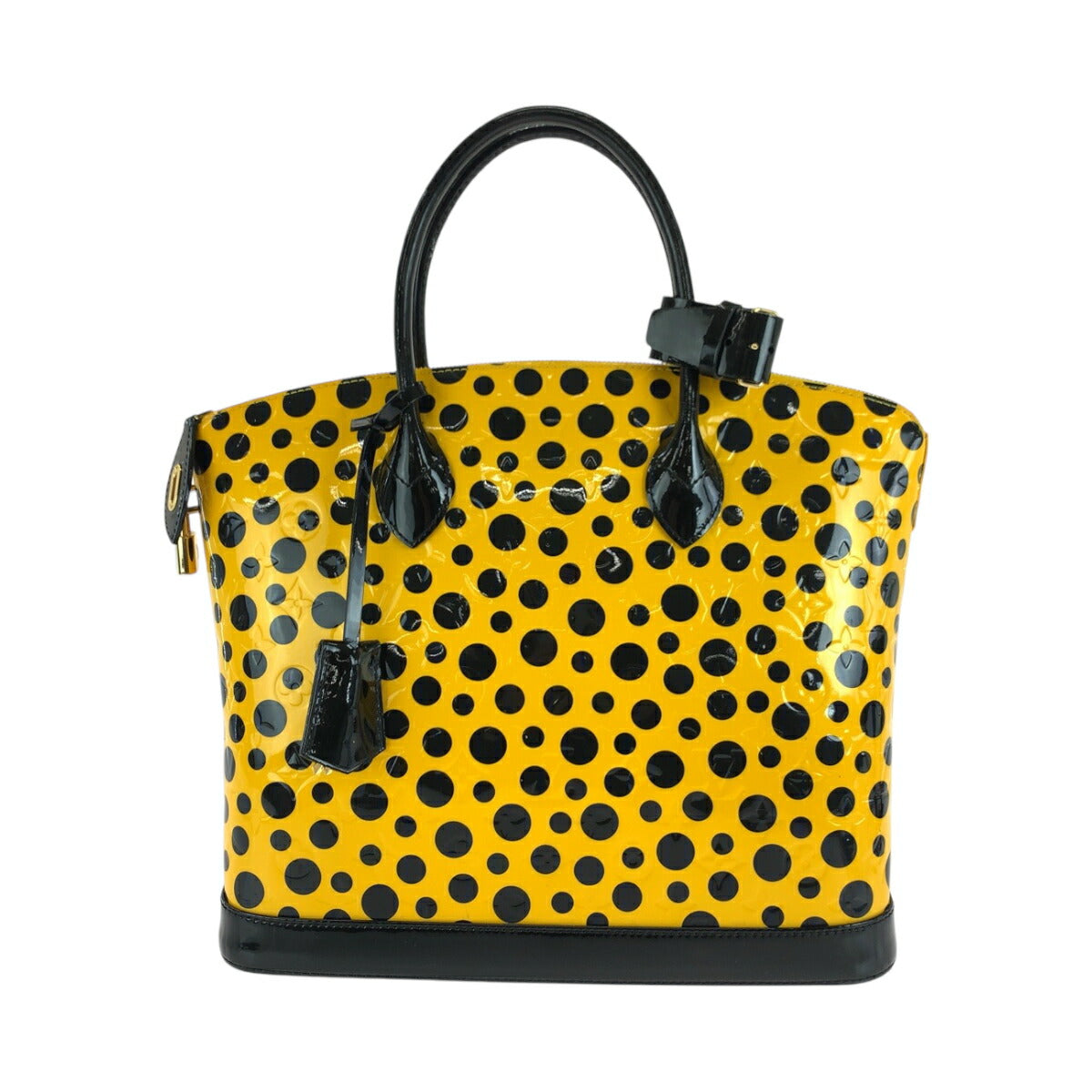 Louis Vuitton Lockit MM Patent Leather Handbag