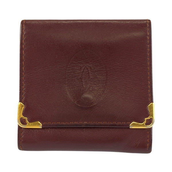 Cartier Must Line Leather Coin Case