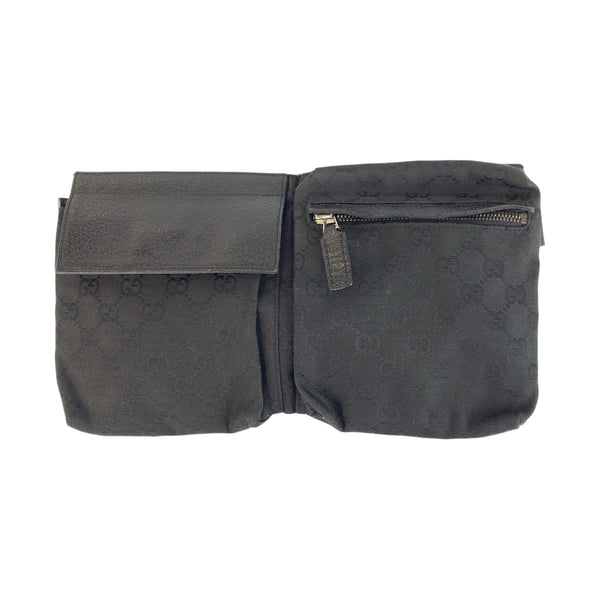 Gucci GG Canvas Leather Waist Bag