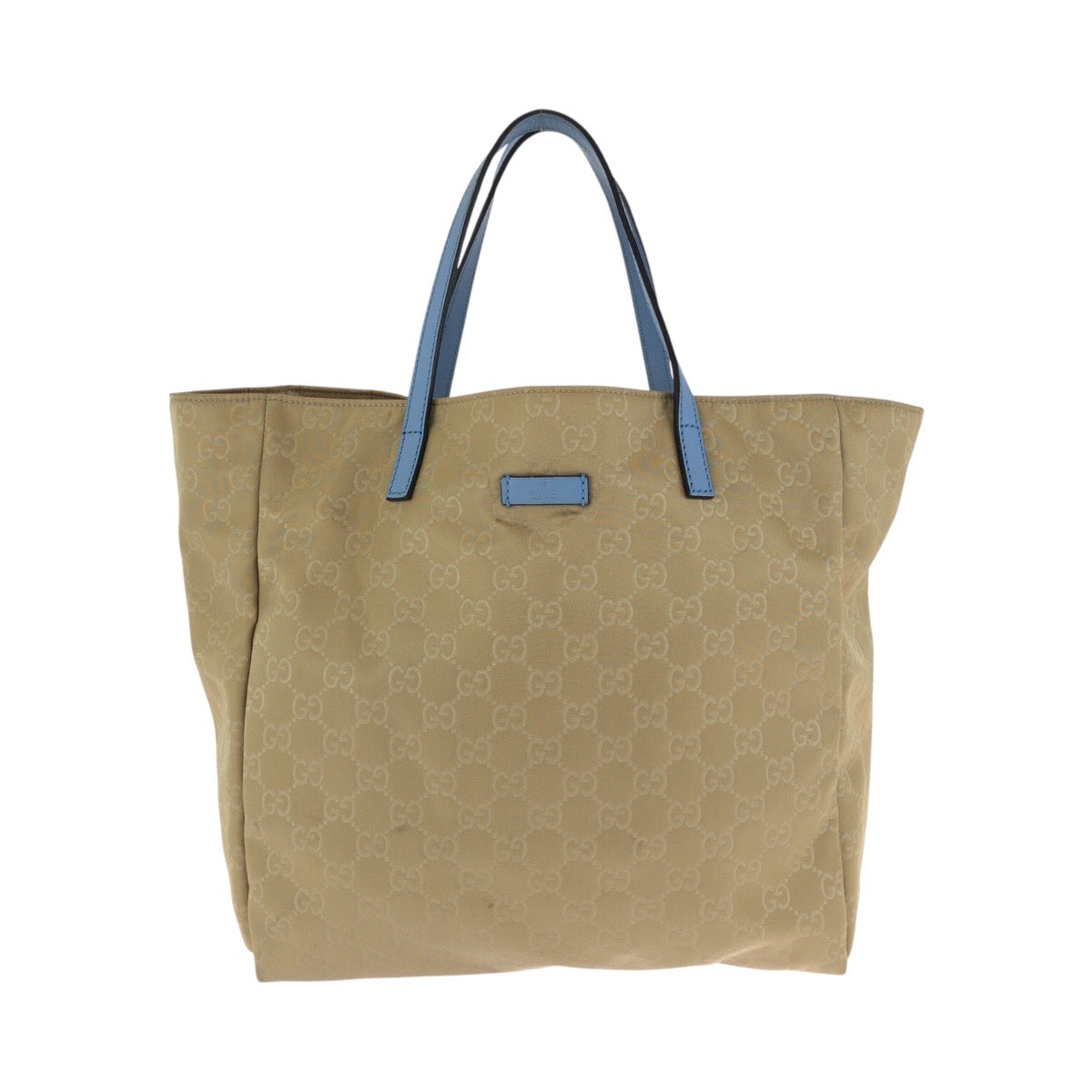 Gucci Nylon Leather Tote Bag