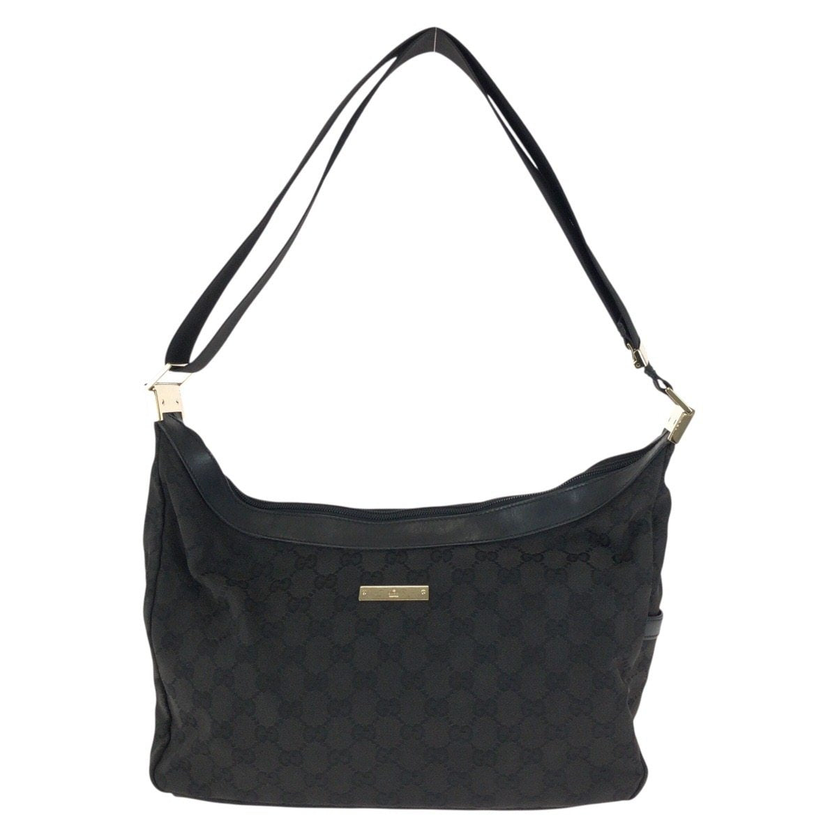 Gucci GG Canvas Leather Shoulder Bag