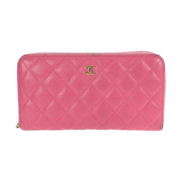 Chanel Caviar Skin Long Wallet