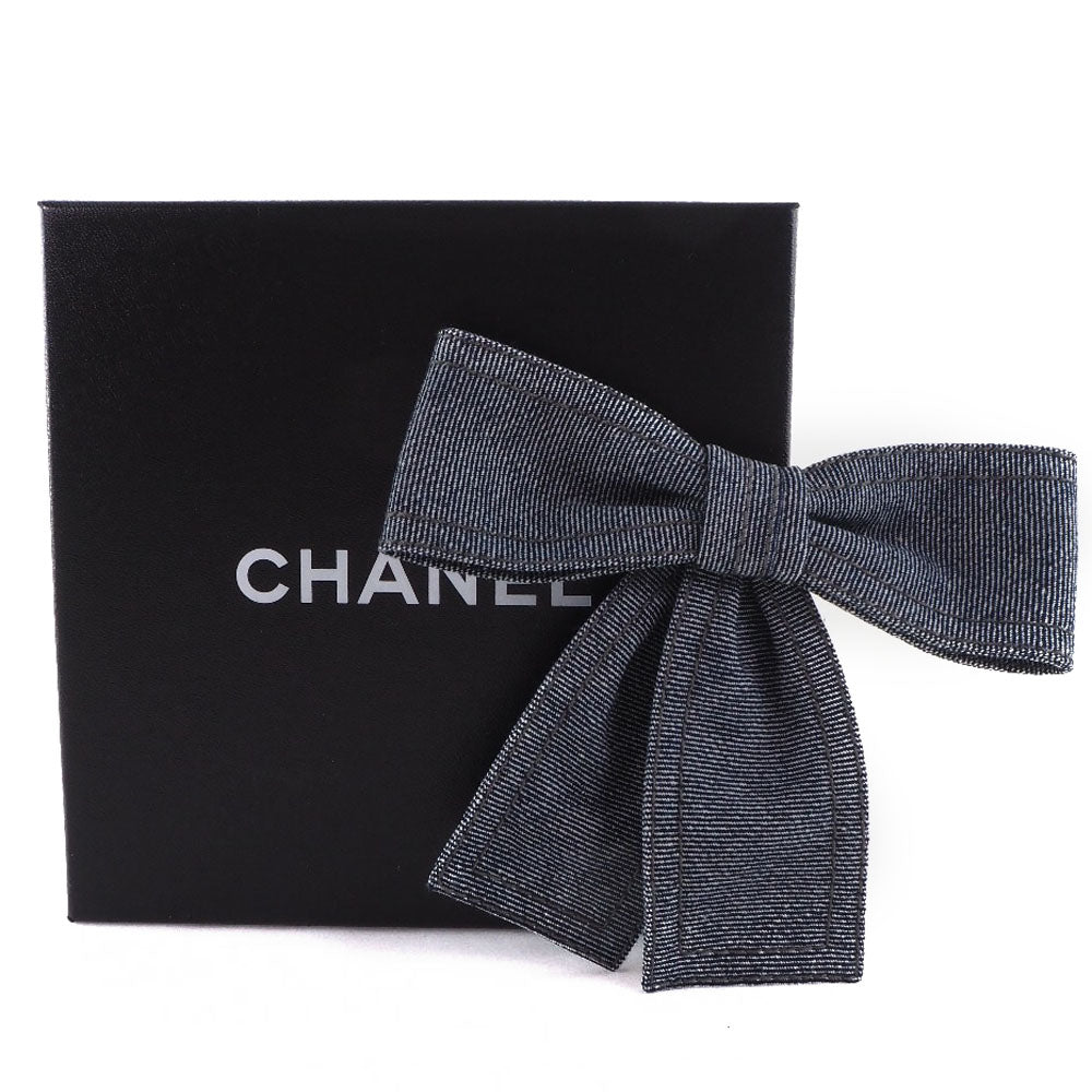 Chanel Cotton Denim Brooch