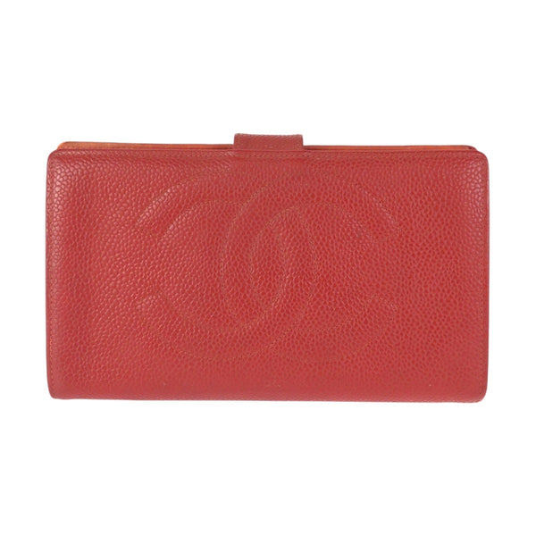 Chanel Caviar Skin Long Wallet