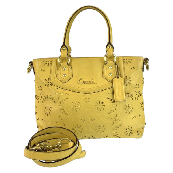 COACH Punching Leather 2way Bag