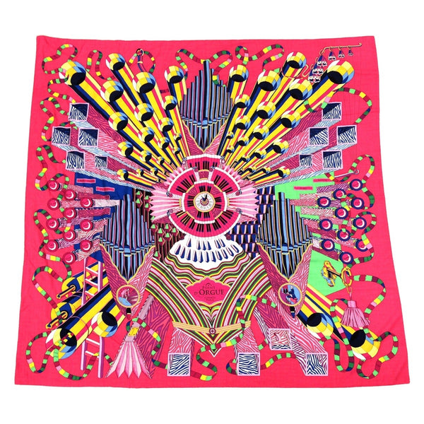 Hermes POINT D ORGUE Cashmere Silk Scarf