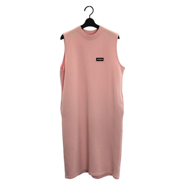 Vetements Cotton Polyester Sleeveless Dress