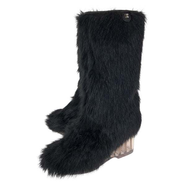 Chanel Fantasy Fur Boots