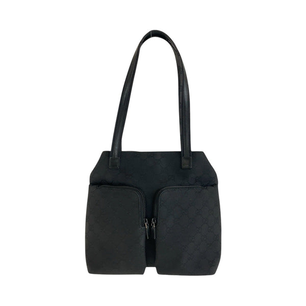 Gucci GG Canvas Leather Shoulder Bag