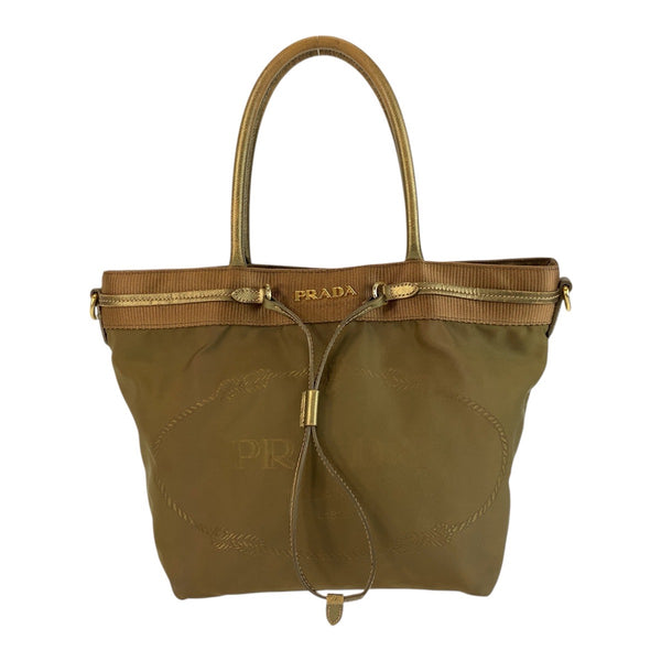 Prada Jacquard Tessuto Nylon Tote Bag