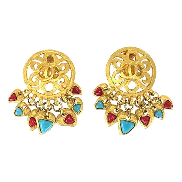 Chanel Coco Mark Swing Earrings