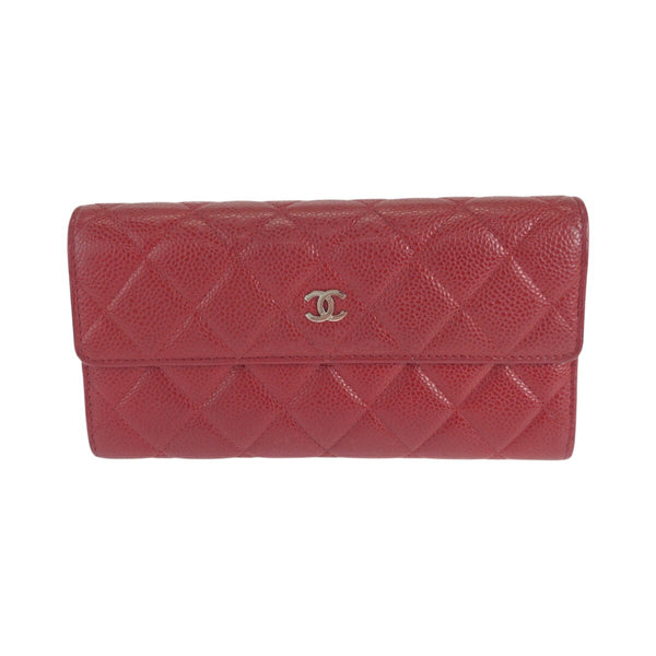 Chanel Caviar Skin Long Wallet