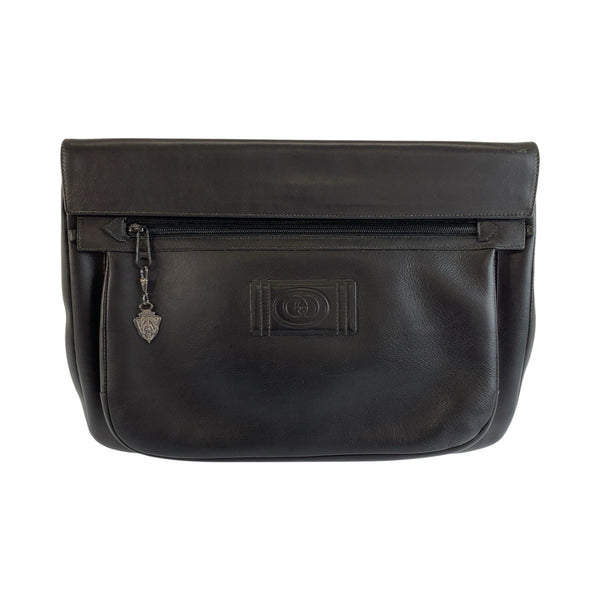 Gucci Interlocking Leather Clutch Bag