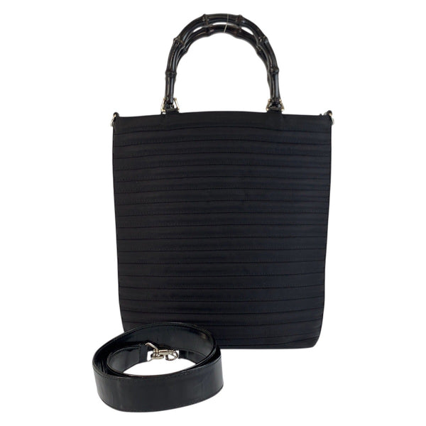 Gucci Bamboo Nylon 2way Bag