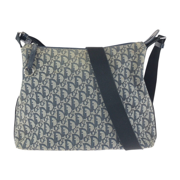 Dior Trotter Canvas Leather Shoulder Bag