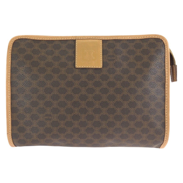 Celine Macadam PVC Leather Clutch Bag