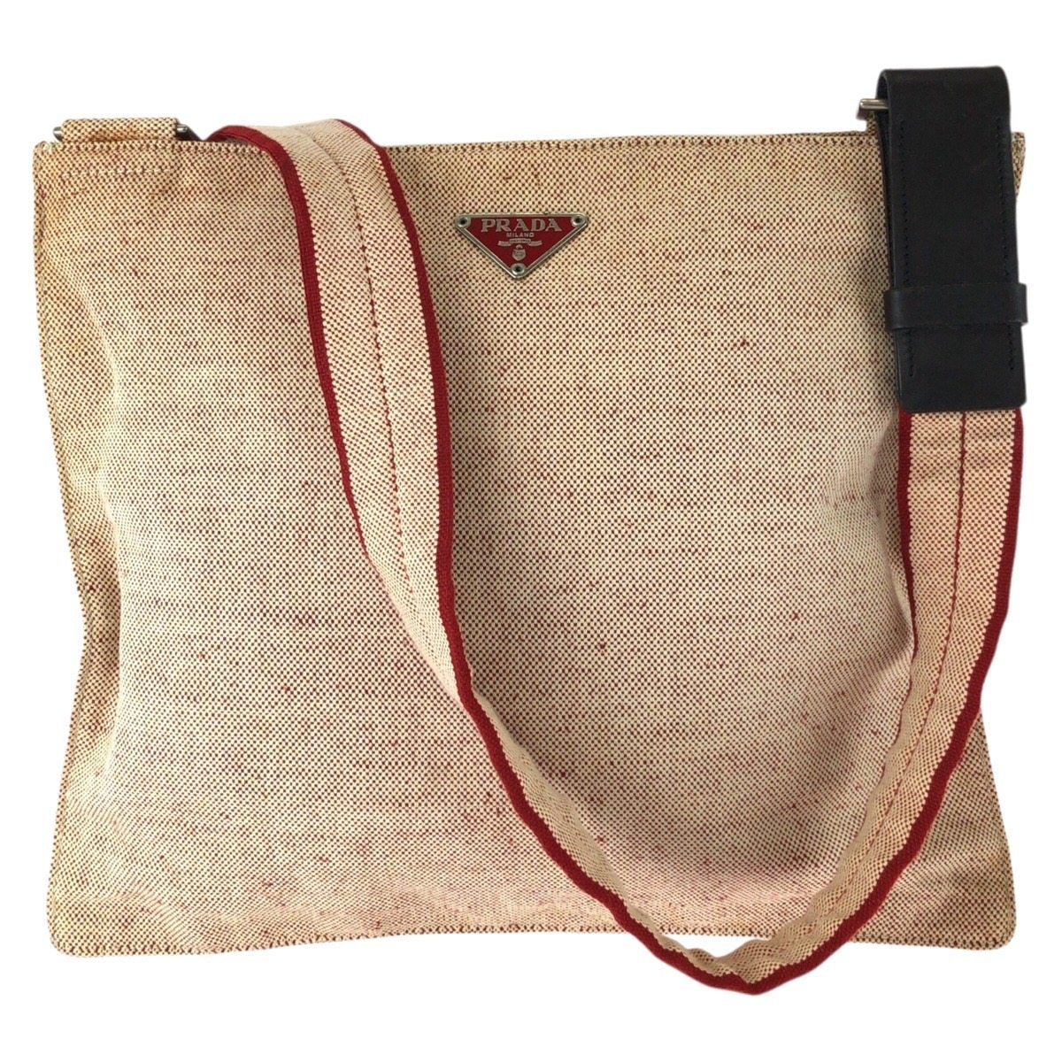 Prada Canvas Shoulder Bag
