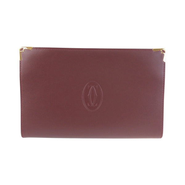 Cartier Must Line Leather Clutch Bag