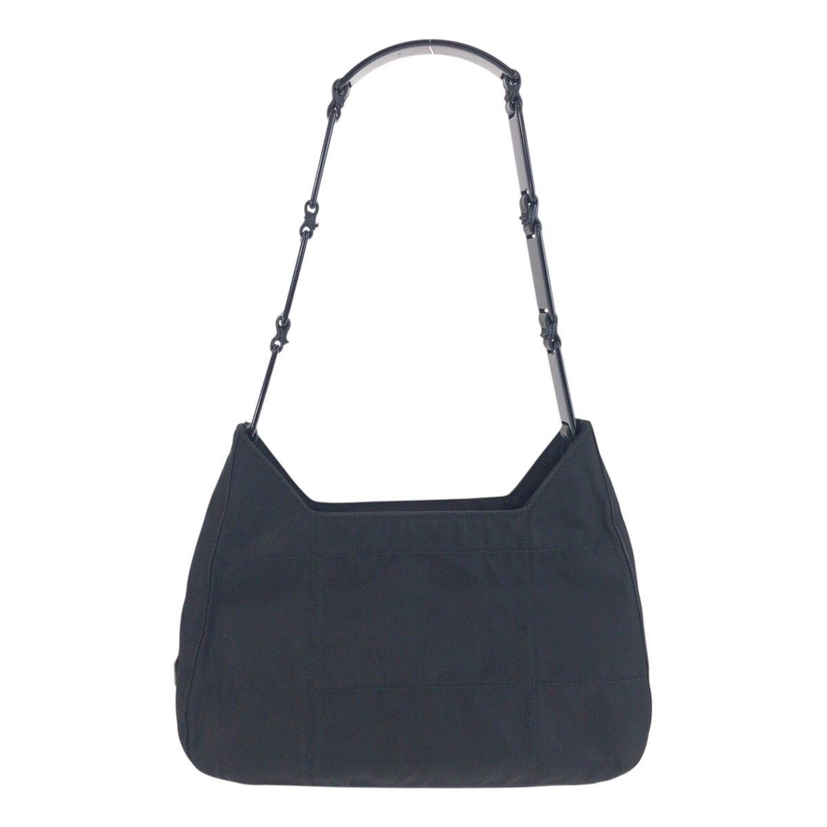 PRADA Tessuto Nylon Leather Shoulder Bag