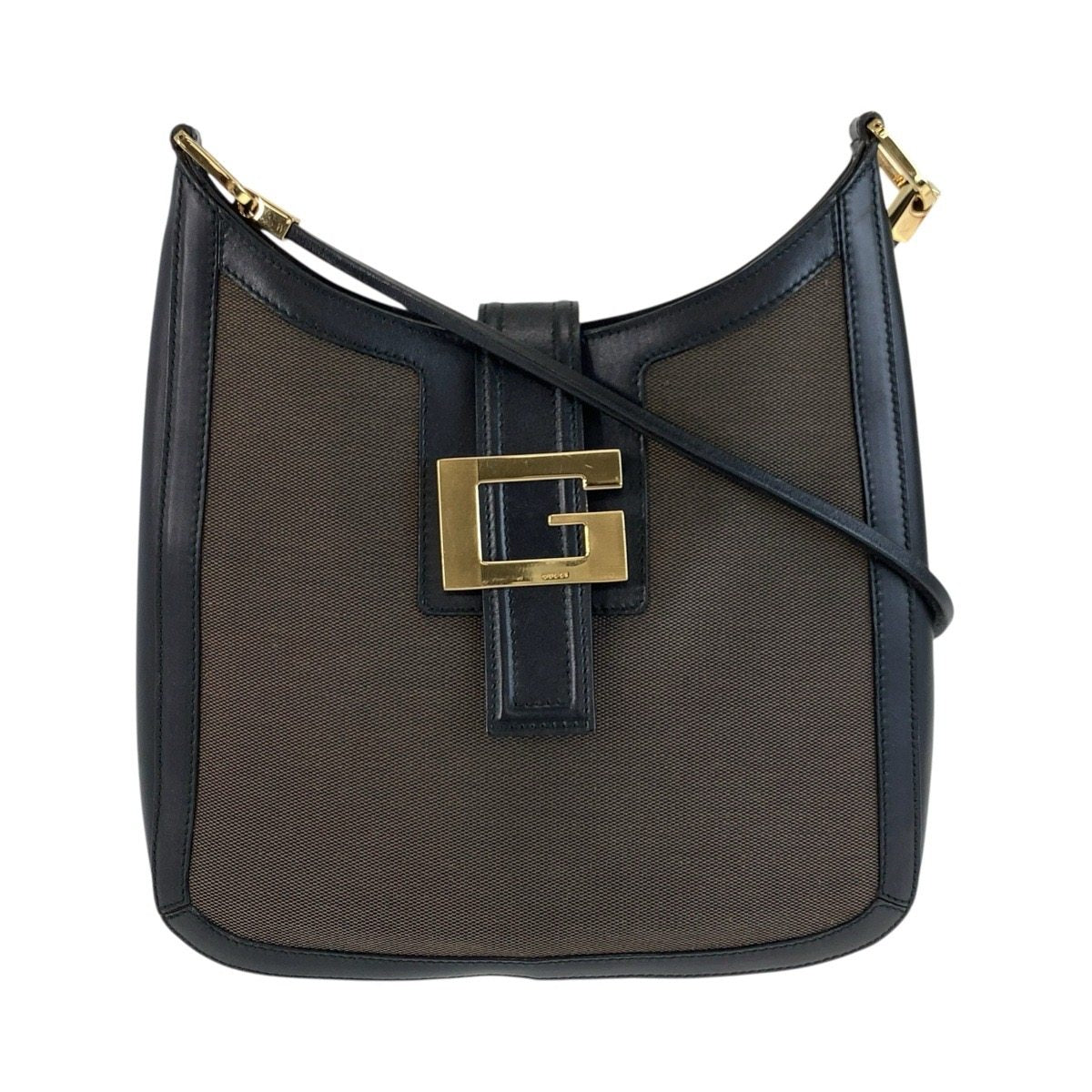 Gucci Canvas Leather Shoulder Bag