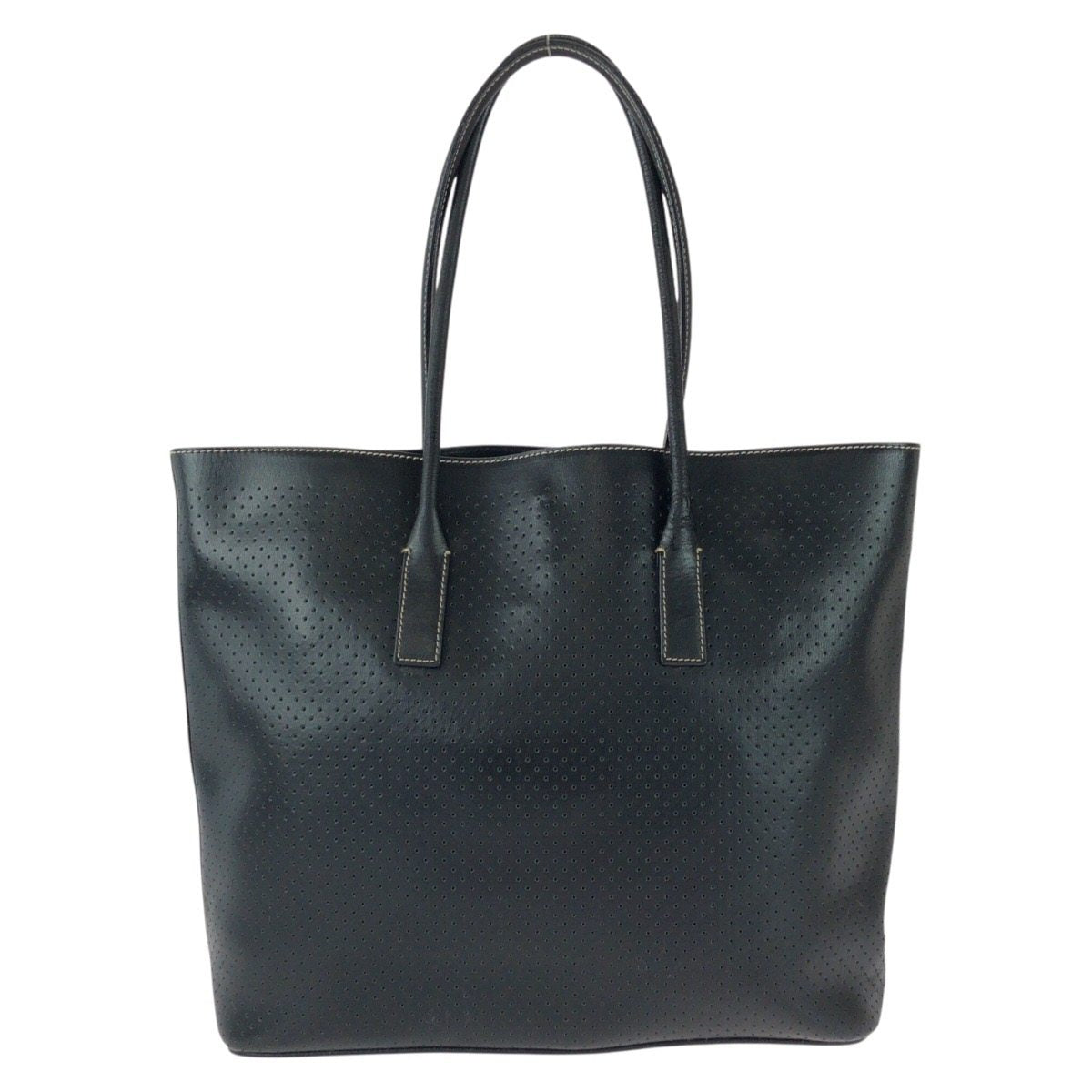PRADA Perforated Leather Tote Bag