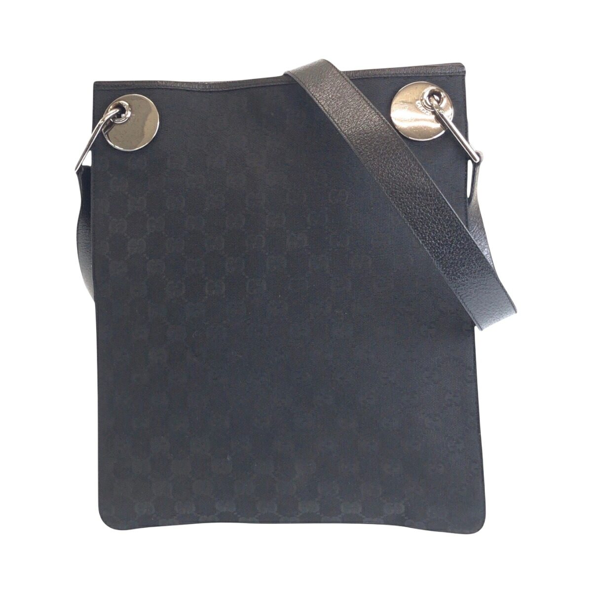 Gucci GG Canvas Leather Shoulder Bag